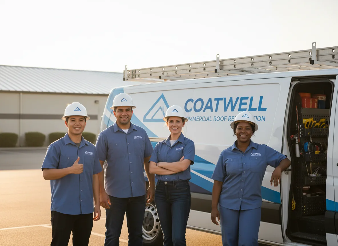 Commercial roof coating company in Springbrook, WI